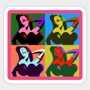 Pop art - Jessica Rabbit Sticker